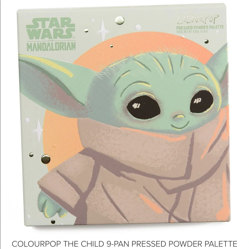 ColourPop The Child 9-Pan Pressed Powder Palette limited edition NIB Mandalorian